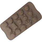 Pastry Planet Silikon Çikolata Kalıbı Ayıcık Figürlü
