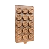 Pastry Planet Silikon Çikolata Kalıbı Gül Sarmal