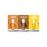 PASTY Cookie, Lemon Cheesecake & Chocolate Body Mist Üçlü Set 3 x 150 ml