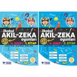 Pat Yayınları ilkokul Akıl Ve Zeka Oyunları 4.Sınıf Seti ( 2 Kitap) Güncellenmiş Yeni Baskı