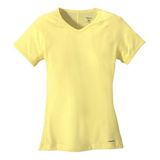 Patagonia S/s Lw Cap V-Neck Sarı Kadın T-shirt