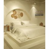 Patara Açık Sütlü Kahve Çok Amaçlı %100 Pamuk Çift Kişilik Yatak Örtüsü 240x250 7506A - Açık Kahverengi - 240 x 250 cm