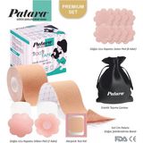 Patara Göğüs Şekillendirme ve Şekillendirici Bant Seti -Taşıma Çantası ve Göğüs Ucu Kapatıcı Seti - ten