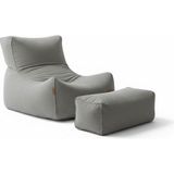 Patara Home 2'li Velvet Model Armut Koltuk& Kaymaz Taban Koltuk % Oyuncu Koltuğu - Gri