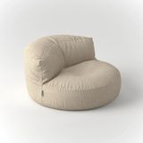Patara Home Mila Modell Puff & Armut Koltuk 2'li Relax Koltuk - Bej