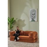 Patara Home Relax Dinlenme Koltuğu Legom Koltuk Yatak Olabilen Kanepe Rahat Kanepe - Kiremit