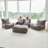 Patara Home Velvet Comfort Legom Çok Amaçlı Koltuk Seti - Gri