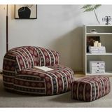 Patara Home Vintage Turkish Mila Puff Vintage Armut Koltuk - Çok Renkli