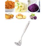 Patates Ezici Paslanmaz Çelik Asma Delikli 28 cm - Gri