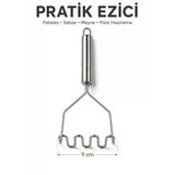 Patates Ezici Paslanmaz Çelik Sebze Meyve Püre Aparatı 9 Cm