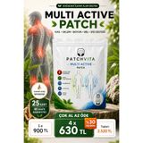 Patchvita Multi Active Patch - Premium Ağrı Bandı – Kas & Eklem ve Yorgunluk Destekleyici Transdermal Bant