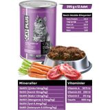 Pate Içinder Et Parçacıklı Kuzu Etli Ve Havuçlu Yetişkin Kedi Konserve Yaş Mama 395 gr X 12
