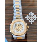 Patek Philippe Otomatik Erkek Kol Saati - Altın - Gümüş