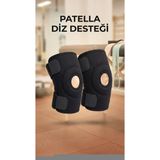 Patella Destekli İkili Diz Korsesi Çapraz Bağ Destek Spor Kullanımı