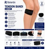 Patella Tendon Bandı Diz Destek Bandajı 2 Adet - Çok Renkli - Standart