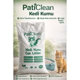 Pati Clean 20 Lt İnce Taneli Süper Topaklanan Beyaz Bentonit Kedi Kumu Kokusuz Organik Kedi Kumu