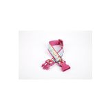 Pati Desenli Dokuma Köpek Boyun Tasması 3 Cm X 36-60 Cm Mor