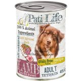 Pati Life Tahılsız Kuzu Etli Konserve Özel Yetişkin 24x415 gr Köpek Maması