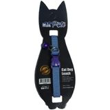 Pati Yavru Köpek ve Kedi Boyun Tasması (Ayarlanabilir) (Düz Mavi)