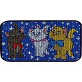 Paticool 60×120 cm Xxl Büyük Boy Kedi Kumu Tuvalet Önü Paspası | Pati Desenli Çift Katmanlı Elekli Kum Toplayıcı Paspas | Kaymaz & Yıkanabilir - 60 x 120 cm - Renkli