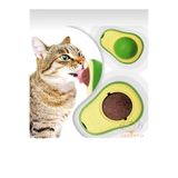 PATICOOL Catnip Avokado Kedi Çimi Kedi Oyuncağı Yalama Topu Doğal Kedi Nanesi 360 Derece Dönen Sağlıklı Top