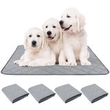 PatiencET Köpekler için Yıkanabilir Çiş Pedleri 18 '' x 24" Köpekler için Yeniden Kullanılabilir Çiş Pedleri 4 Paket Yavru Pedi, Evcil Hayvan Eğitimi, Whelping ve İnkontinans için Su Geçirmez Tabanlı