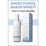 Patiguard Pet Hijyen Bakım Spreyi 250 ml Nano Gümüş Evcil Hayvan Kedi Köpek Temizleme Pati Tüy Kulak Ağız Göz