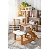 Patihomes Pro Katlı Kedi Tırmalama Oyun Evi Xl Yataklı - Kedi Tırmalama Tahtası