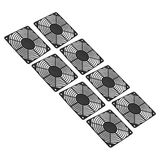 PATIKIL 120mm Fan Filtresi, 8 Paket ABS Plastik Vantilatör Izgara Koruyucu Guard 120X120mm Fan Koruyucu Kapak DIY, Siyah