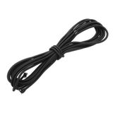 PATIKIL 1/4 inç x 25 inç Elastik Kordon, Ağır Hizmet Polyester Tekne Halatı Kano Kamp için Çapa Halatı, Siyah