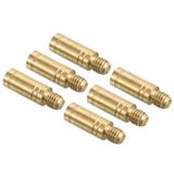 PATIKIL 3g bakır Dart ağırlık ekleme aksantüatör 6 adet 14mm uzunluk 2BA iplik dart ağırlık ayarlayıcı Dart aksesuarları altın