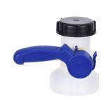 PATIKIL 75mm IBC Tote Tank Adaptörü DN50 Plastik 1000L IBC Tote Adaptör Kelebek Vana Anahtarı IBC Tankı Su Kabı IBC Su Deposu Bahçe Sulaması için