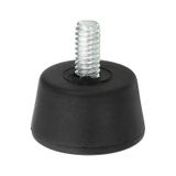 PATIKIL Evrensel 1/4 "x 1.3" Kauçuk Tripod Ayakları, Kamera Tripodları Monopod için Kaymaz Tripod Yedek Parçalar, Siyah