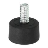 PATIKIL Evrensel 1/4 "x 1" Kauçuk Tripod Ayakları, Kamera Tripodları Monopod için Kaymaz Tripod Yedek Parçalar, Siyah