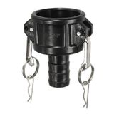 PATIKIL IBC Tote Adaptör 2 "Cam Kilidi 32mm Barb Uydurma, 275-330 Galon Tahliye Adaptörü Tank Bahçe Sulama Hortumu için Uydurma