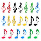 PATIKIL Müzik Not Klipsleri, 20 adet Müzik Kağıt Klip Tutucu, Plastik Müzik Kitap Klipsleri Yer İşaretleri, Kağıt, Kitap, Müzik, Davetiye, Kar
