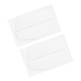 PATIKIL Yuvarlatılmış kavisli kenarlar, fare ayakları, buz pateni, döşeme, 0,6 mm, G600 oyun faresi ayakları için, yedek beyaz, 2 adet/2 set