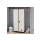Patiko Furniture Rose 2 Kapaklı Dolap Meşe