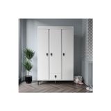 Patiko Furniture Rose 3 Kapaklı Dolap