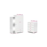 Patiko Furniture Sahra 950 Pembe Bebek Odası Takımı