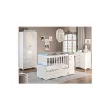 Patiko Furniture Sahra 970 2 Kapılı Bebek Odası Takımı Mavi