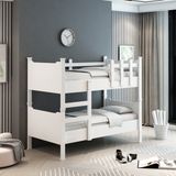 PATİKO R 1005 TAMAMI MDF AYRILABİLİR RANZA - Beyaz - 190 x 190 cm