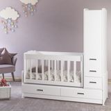 Patiko Swing Sw 262 Dolaplı Büyüyen Beşik - Beyaz
