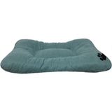 Patili Evler Büyük Boy Köpek Yatağı 70X100 cm - Yeşil- - 70 x 100 x 10 cm