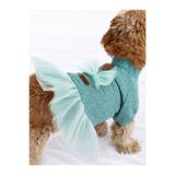 PATİLİNKA Kedi - Köpek Kışlık Tütü Elbise - Kazak - Sweat - Kıyafet