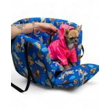 Patilinka Köpek Desenli Kancalı Tasma Kedi Köpek Oto Koltuğu