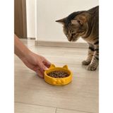 Patimalt Papyon Model Beton Kedi Köpek Mama ve Su Kabı - Bronz