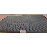 Patimat Elekli Kedi Paspası Türkiye'de Ilk ve Tek Isimlikli Çift Katlı Eva Kedi Paspası 100*70 cm siyah-siyah ( kedinizin adını girmeyi unutmayınız) - 100 x 70 cm