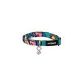 PATİMİO Colorful Ayarlanabilir, Metal Kilitli Çıngıraklı Kedi Boyun Tasması,İsimlik, Kedi Künyesi