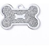 Patimio Isimli Çelik Kedi Köpek Künyesi Gri Işıltı - .